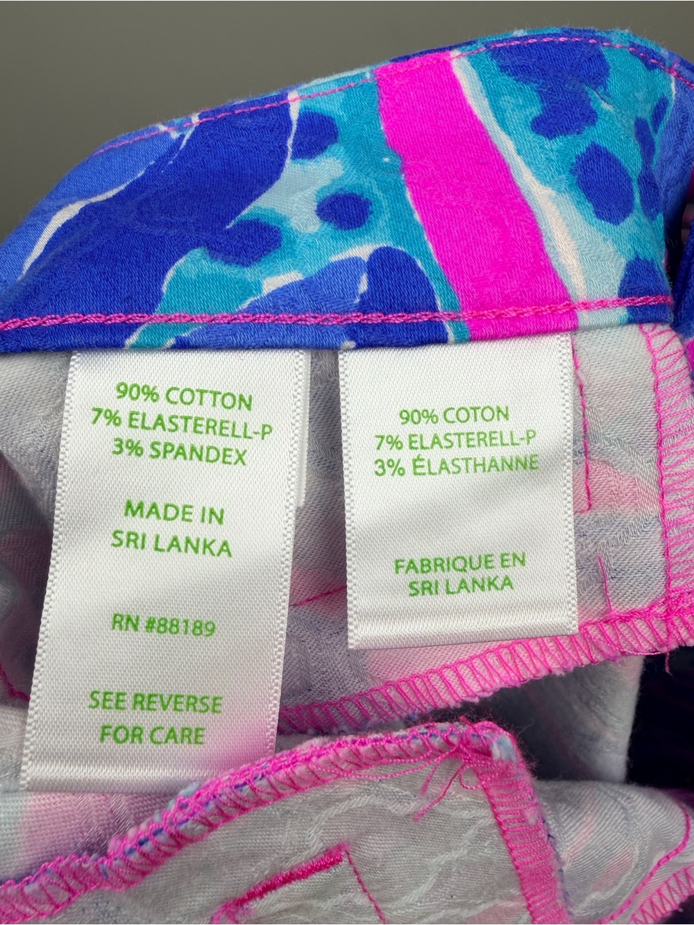Lilly Pulitzer Kelly Skinny Ankle Pant Cliffside Garden Size 0 - Picture 8 of 10